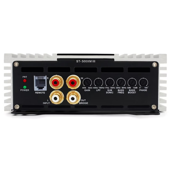 ZAPCO ST-500XM III Monofoniczny wzmacniacz klasy D Mono wzmacniacz klasy D; 1Ω: 1 x 400W